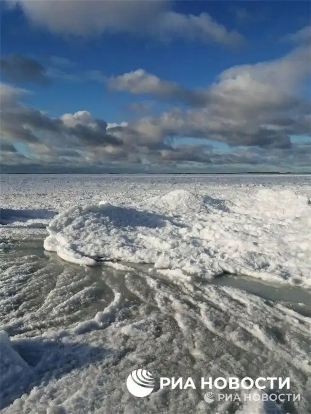 Белов - Длительные морозы привели к началу замерзания Балтийского моря